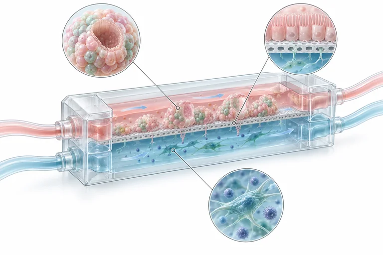 Organoid microfluidic chip